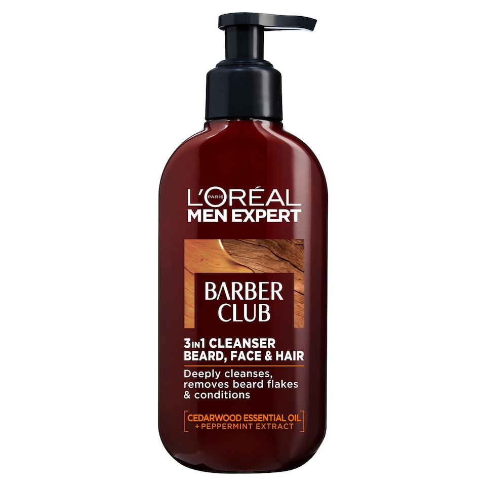 L’Oreal Men Expert Barberclub Beard & Face Wash 200Ml