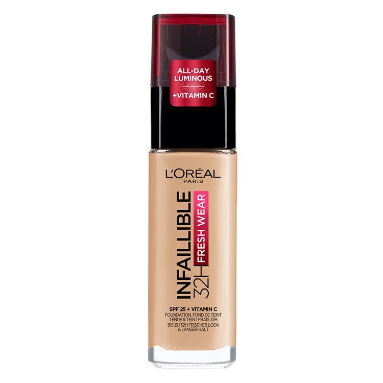 L'Oréal Paris Infaillible Fresh Wear 32H Liquid Foundation 120 Warm Undertone 30ml