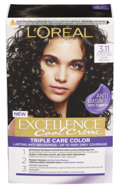 Loreal Paris Excellence Creme Ultra Ash Dark Brown 3.11
