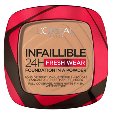 Loreal Paris Infaillible 24h Fresh Wear Powder Foundation Golden Sun 260