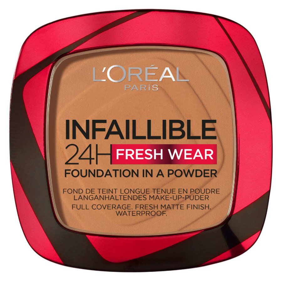 L'Oréal Paris Infaillible 24H Fresh Wear Foundation In A Powder 330 Hazelnut 9g