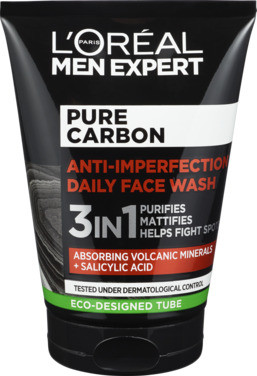 Loreal Men Expert Pure Carbon Anti Spots Daily Face Wash 100ml