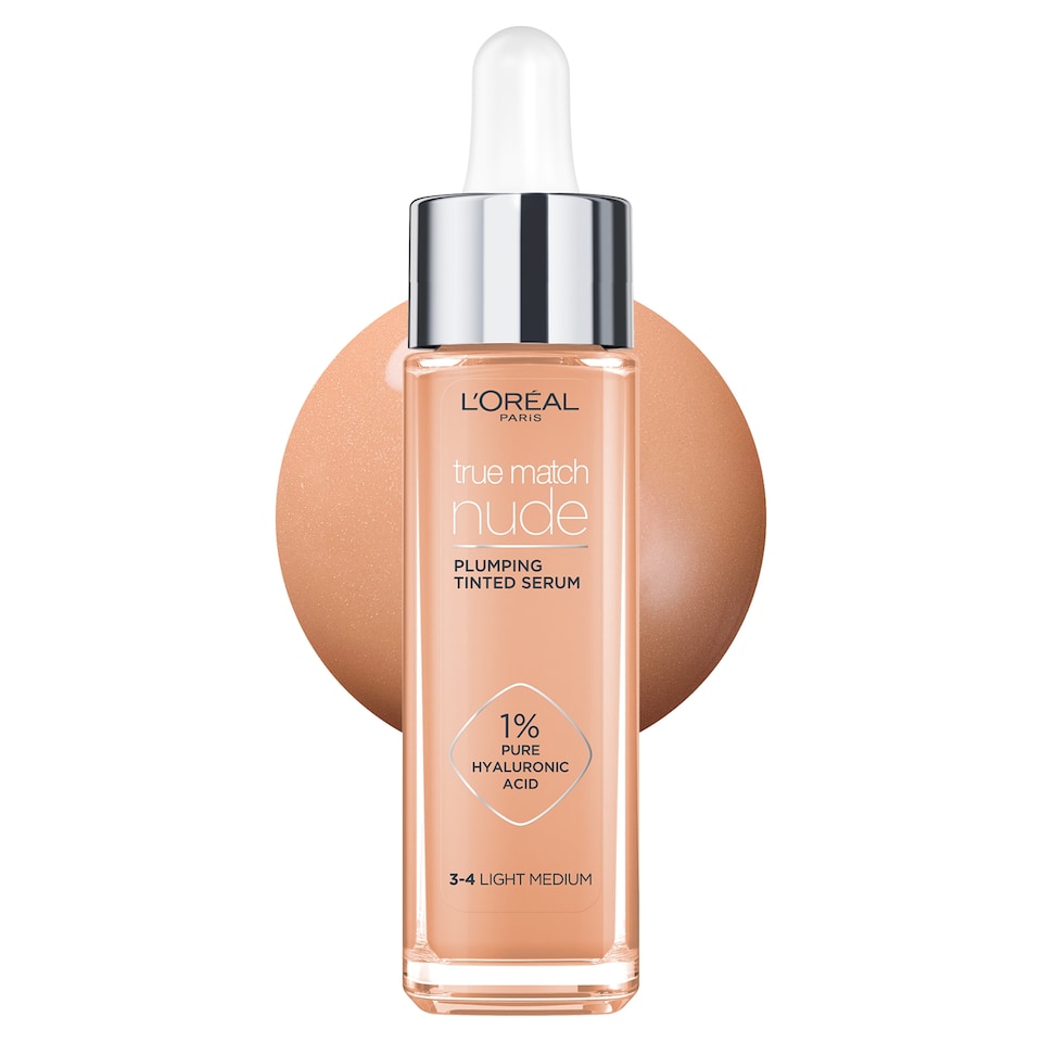 L'oreal Paris True Match Tinted Serum Lghtmed 3-4 30Ml