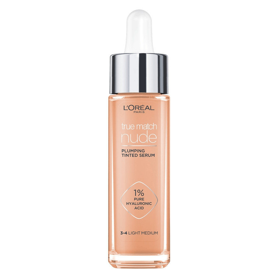 L'Oréal Paris True Match Nude Plumping Tinted Serum 3-4 Light-Medium 30ml