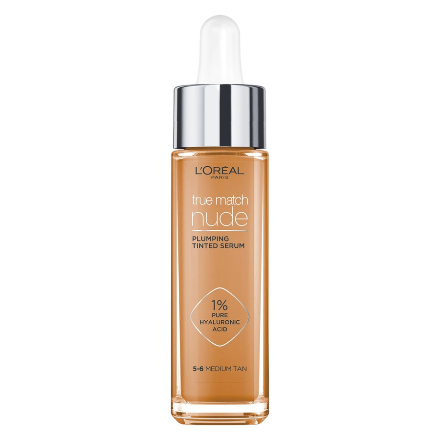 L'Oréal Paris True Match Nude Plumping Tinted Serum 5-6 Medium-Tan 30ml