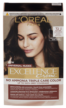 Loreal Paris Excellence Creme Universal Nudes Dark Brown 3u