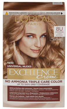 Loreal Excellence Creme Universal Light Blonde Nudes 8u