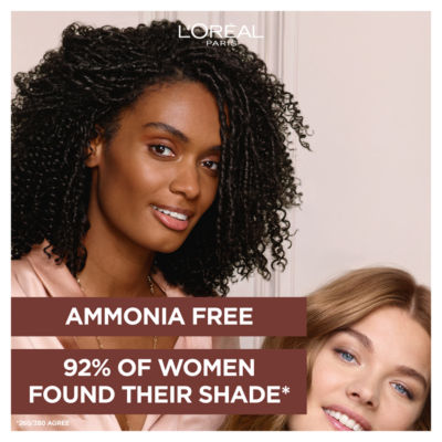 L'Oreal Excellence Excellence Nudes 1U Black: Flattering reflect, 100% Grey Coverage, for a natural look.