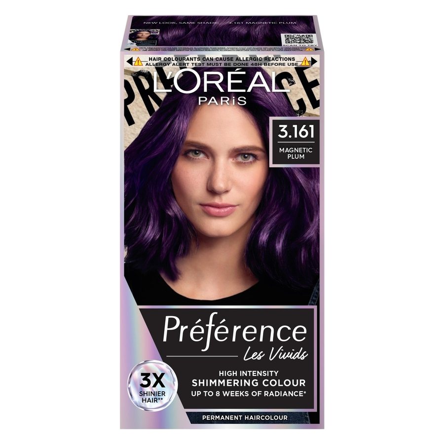 L'Oréal Paris Préférence Vivid Colours Permanent Color For Normal Hair 3.161 Magnetic Plum