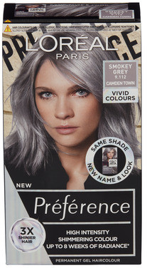 Loreal Paris Préférence Vivids Smokey Grey 9.112