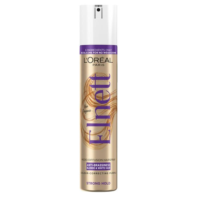 L'Oréal Paris Elnett Hairspray Anti Brassiness For Blonde & White Hair 200ml