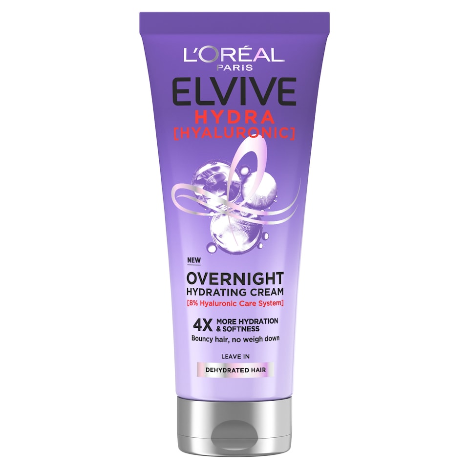 L'Oreal Paris Elvive Hydra Hyaluronic Overnight Hydrating Cream 200ml