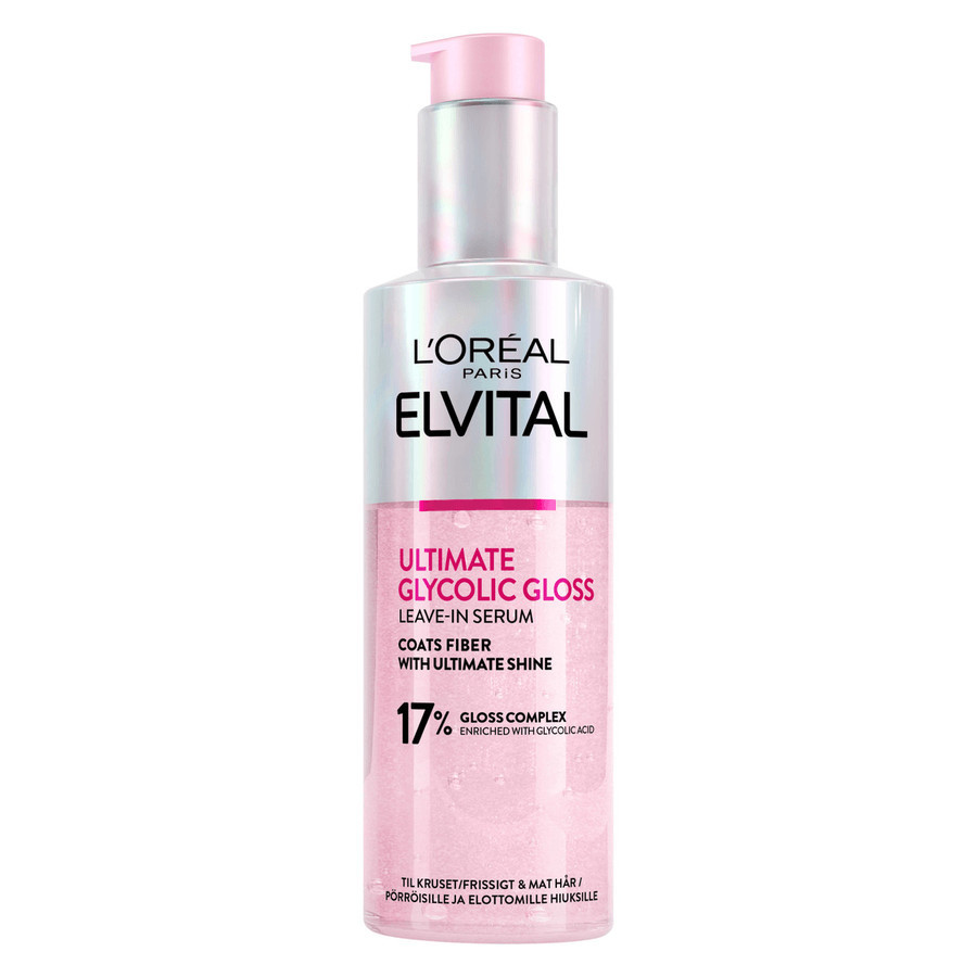 L'Oréal Paris Elvital Glycolic Gloss Softening and Shine Boosting Leave-In Serum 150ml