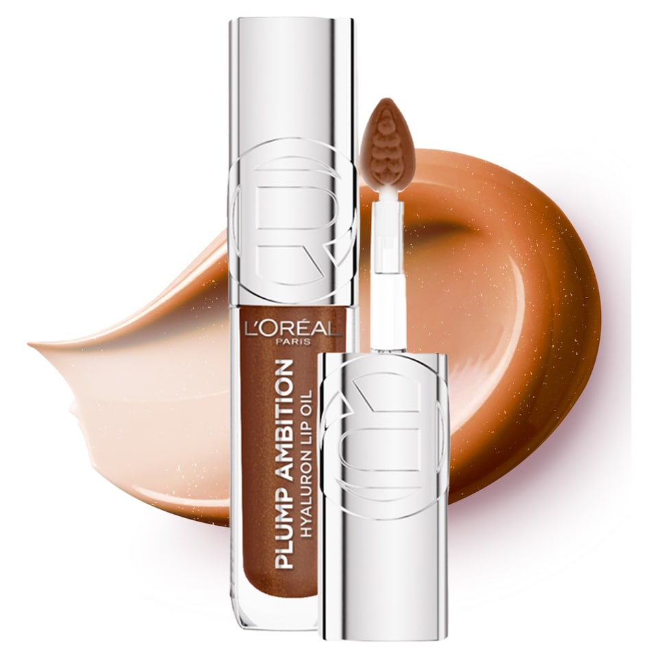 L'Oréal Paris Plump Ambition Lip Oil, 510 La Nuit Sparkle, 5ml