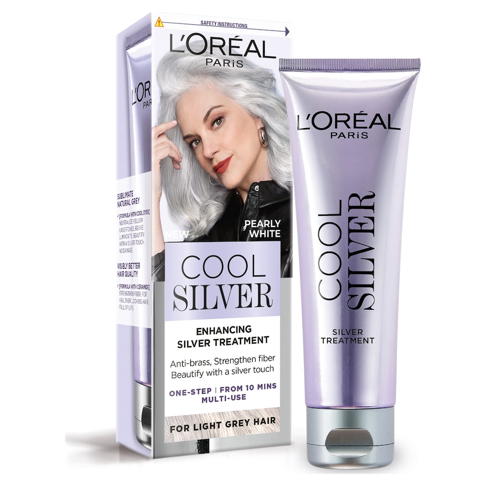 L'Oreal Paris Cool Silver Enhancing Silver Treatment Pearly White 114ml