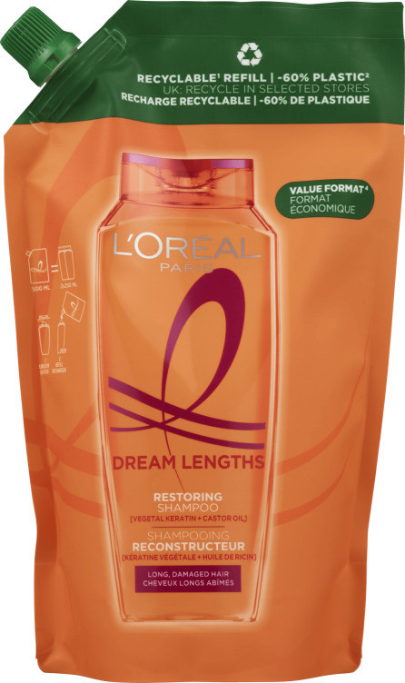 Elvital Shampo Dream Length Refill 500ml Loreal