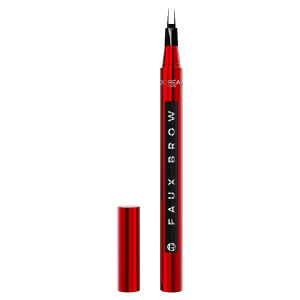 L'Oréal Paris Brown Tint Pen, Infallible Faux Brow, Up To 2-Day Brow Tint, Soft Black, 1g