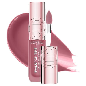L'Oréal Paris Lip Tint, Hyaluron Tint Lip Stain Serum, Up to 2x More Hydrated Lips, 217 Smokey Mauve