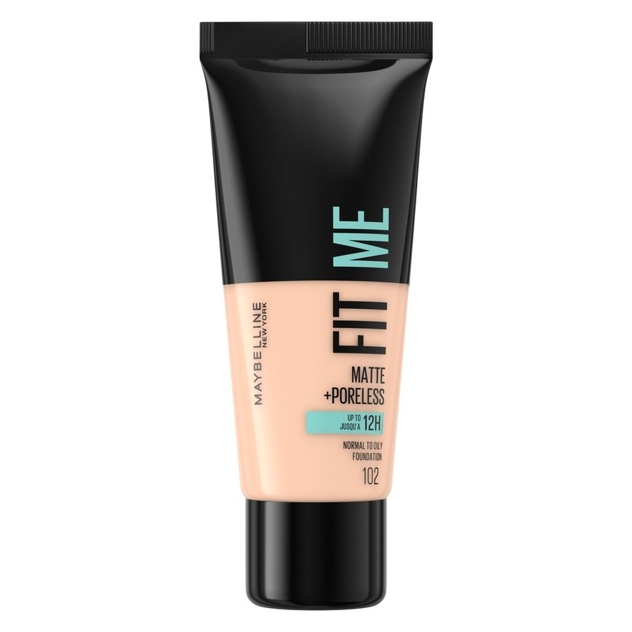 Maybelline New York Fit Me Matte + Poreless Foundation 102 Fair Ivory 30ml