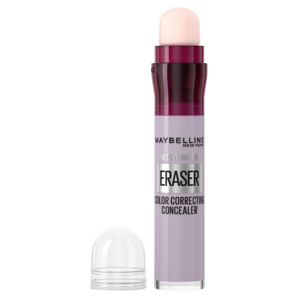Maybelline Instant Anti-Age Eraser Colour Correcting Concealer, Brightens Sallow Skin, 6.8ml