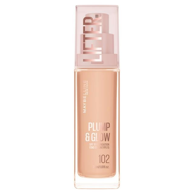 Maybelline New York Foundation Lifter Plump & Glow All Day Wear Shade 102