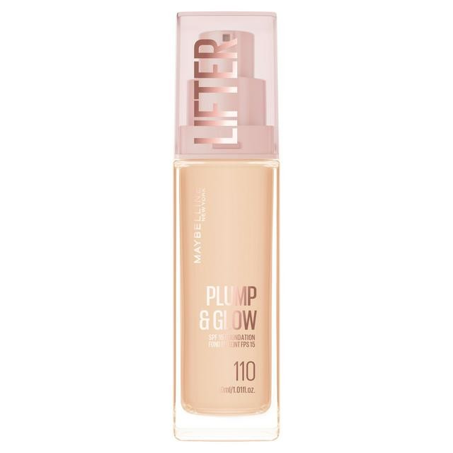 Maybelline New York Foundation, Lifter Plump & Glow All Day Wear Shade 110