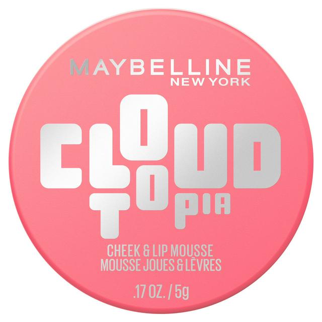 Maybelline New York Cloudtopia Blush Mousse Cheek & Lip Moonlit Rose 7