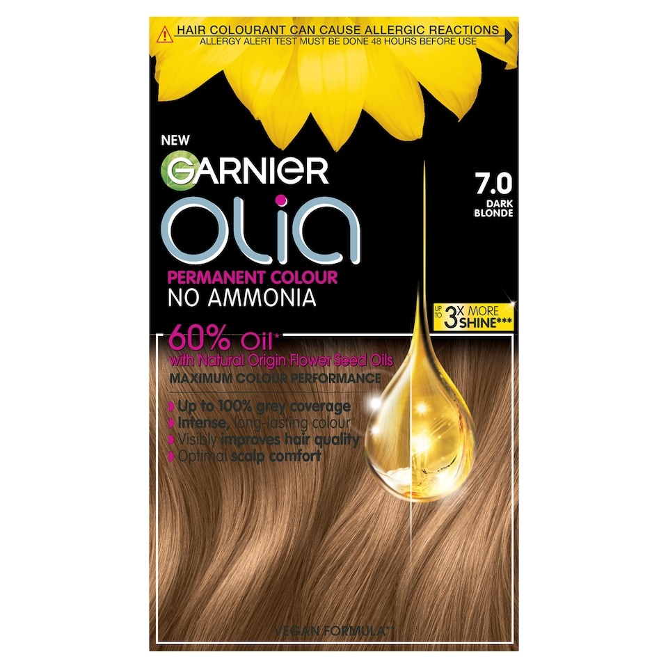 Garnier Olia No Ammonia Permanent Hair Dye - 7.0 Dark Blonde