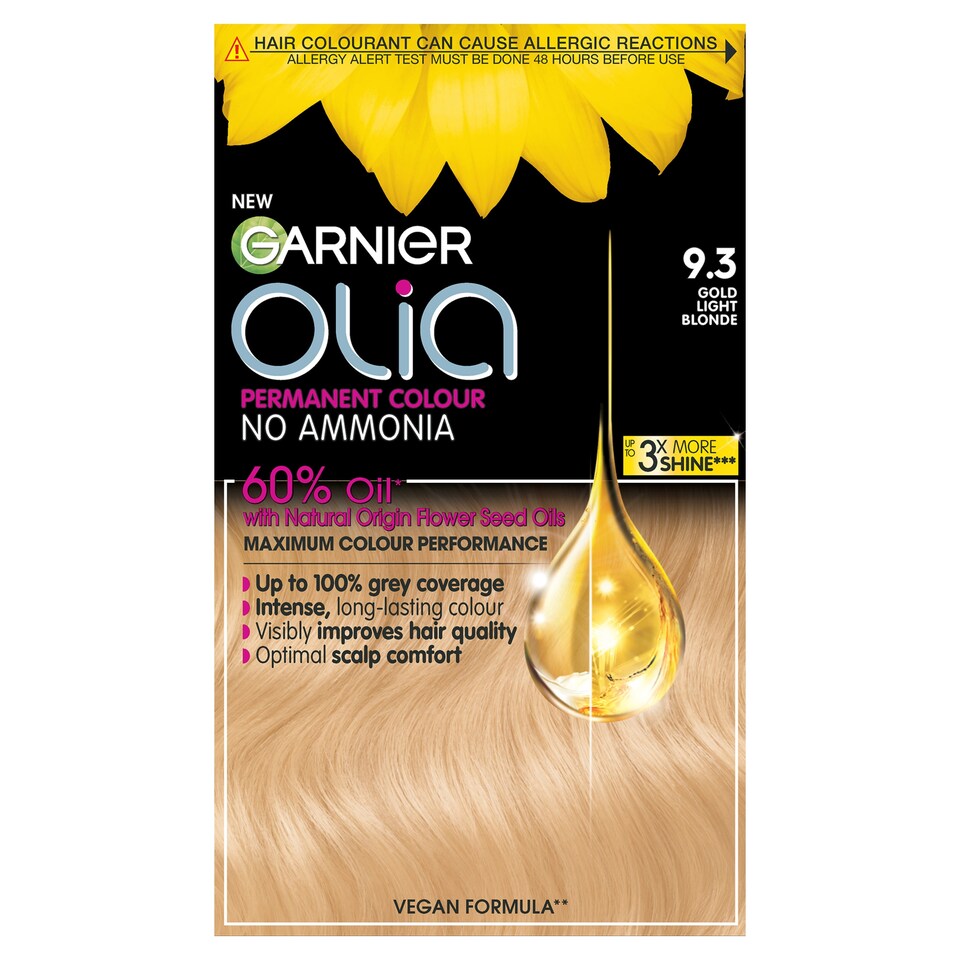 Garnier Olia Golden Light Blonde 9.3 Permanent Hair Dye