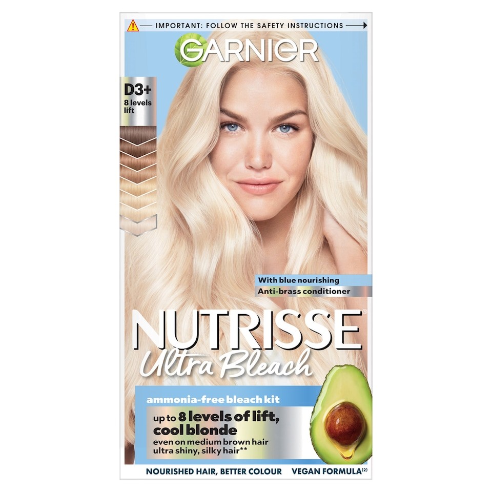 Garnier Nutrisse Bleach Maximum Lightener D+++ Permanent Hair Dye