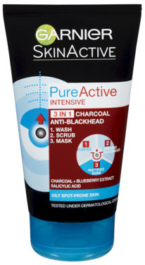 Garnier Pure Activ 3in1 Intensive Charcoal