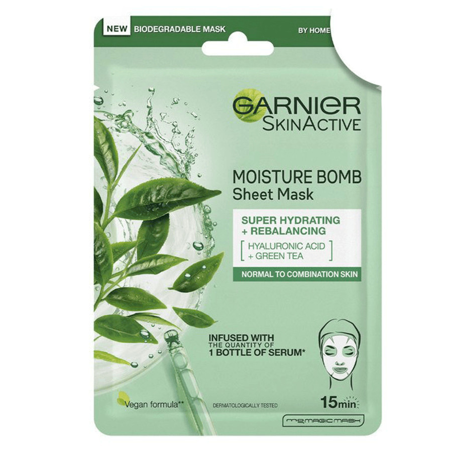 Garnier Tissue Mask Moisture Bomb Super-Hydrating Re-Balancing 28g