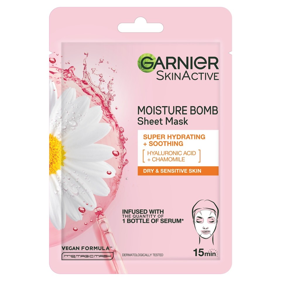 Garnier Moisture Bomb Hydrating Face Mask Chamomile