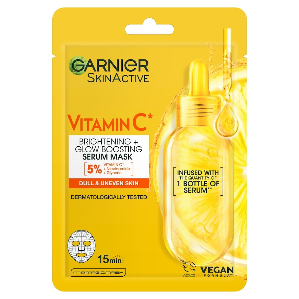 Garnier SkinActive Vitamin C Sheet Mask 28g
