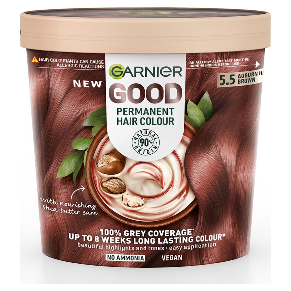 Garnier Good Permanent Hair Colour - 5.5 Auburn Hibiscus Brown