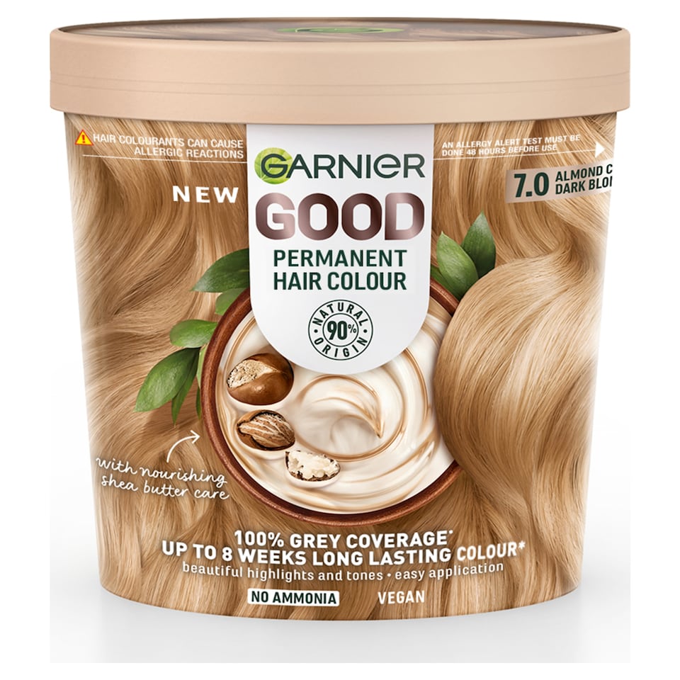 Garnier Good Permanent Hair Colour - 7.0 Almond Creme Dark Blonde
