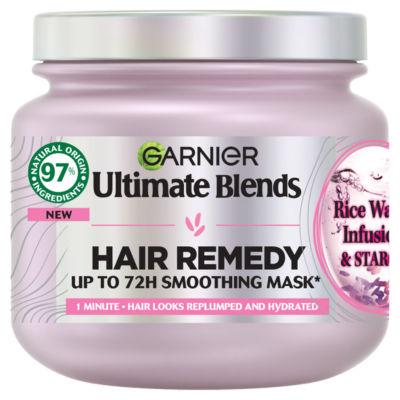 Garnier Ultimate Blends Rice Water Infusion & Starch Hair Remedy Mask 340ml