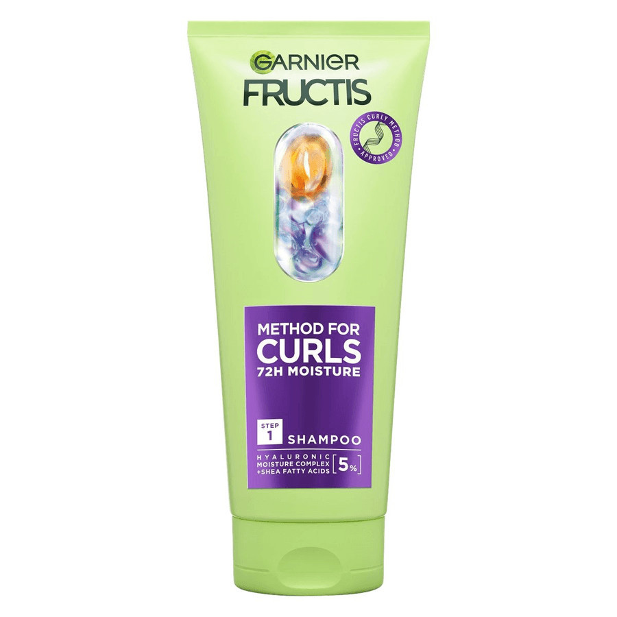 Garnier Fructis Method for Curls Moisturizing Shampoo for Curly Hair 200ml