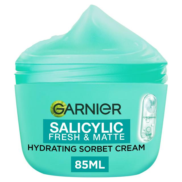 Garnier Salicylic Fresh & Matte, Niacinamide, Centella Asiatica, Hydrating Sorbet Cream