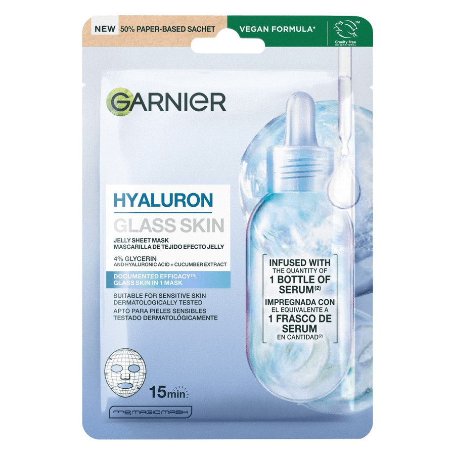 Garnier Hyaluron Glass Skin Jelly Sheet Mask 27g