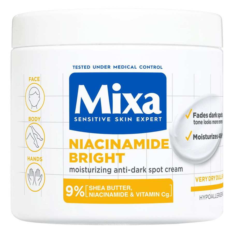 Mixa Niacinamide Bright Moisturizing Anti-Dark Spot Cream 400ml