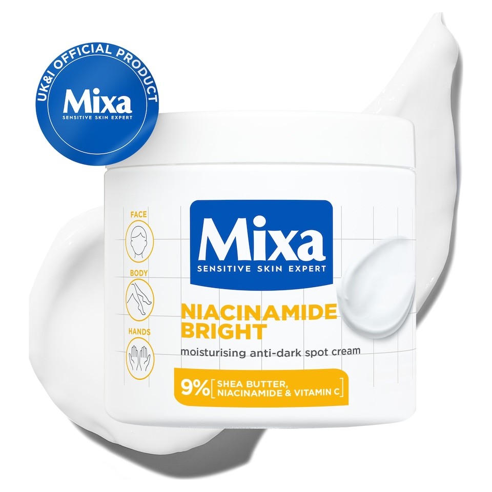 Mixa Body Niacinamide Bright Cream Jar 400ml