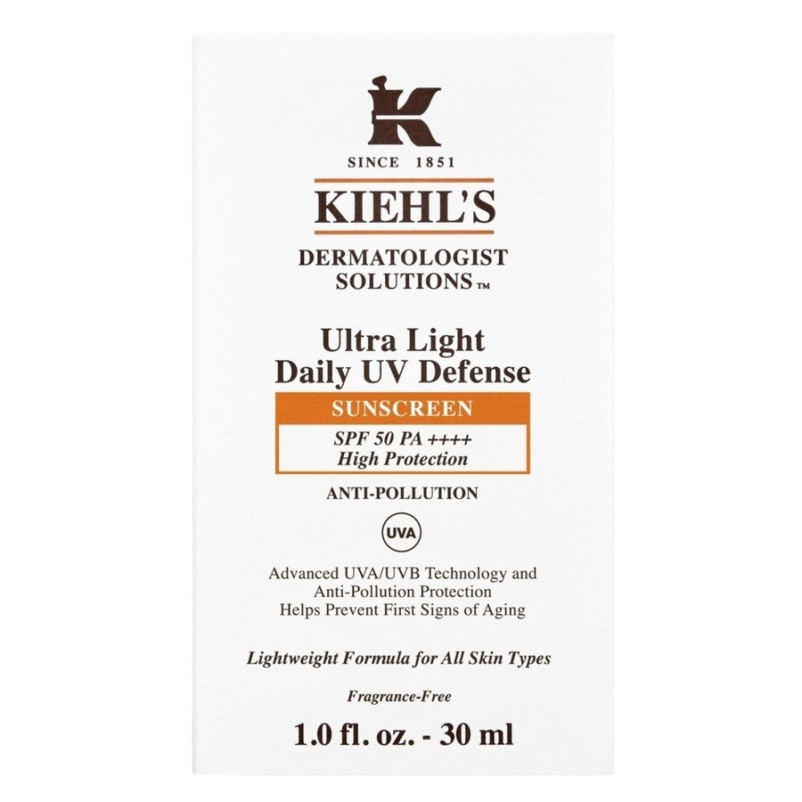 Kiehl's Dermatologist Solutions Ultra Light UV Defense SPF50 30ml