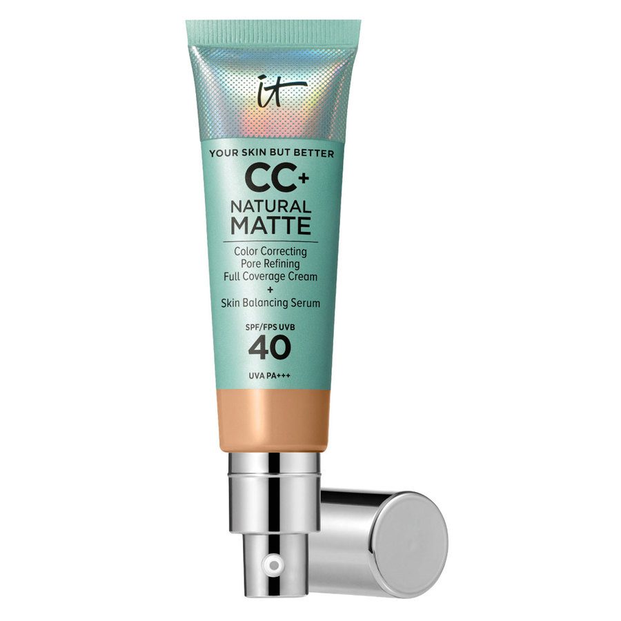 It Cosmetics CC+ Cream Natural Matte Foundation For Oily Skin SPF40 Nautral Tan 32ml