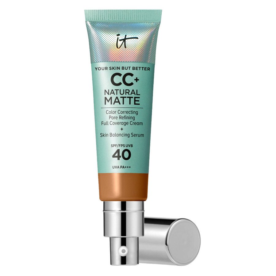 It Cosmetics CC+ Cream Natural Matte Foundation For Oily Skin SPF40 Rich Honey 32ml