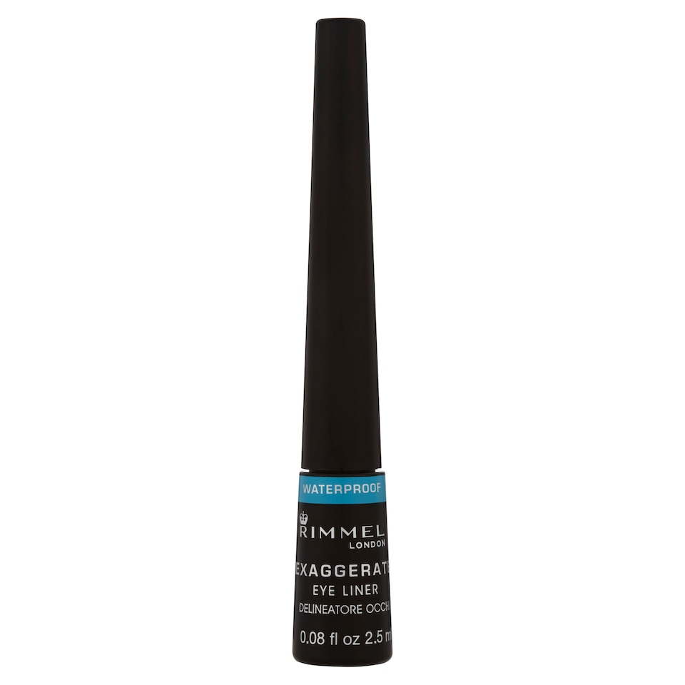 Rimmel Waterproof Liquid Eyeliner Black 2.5Ml