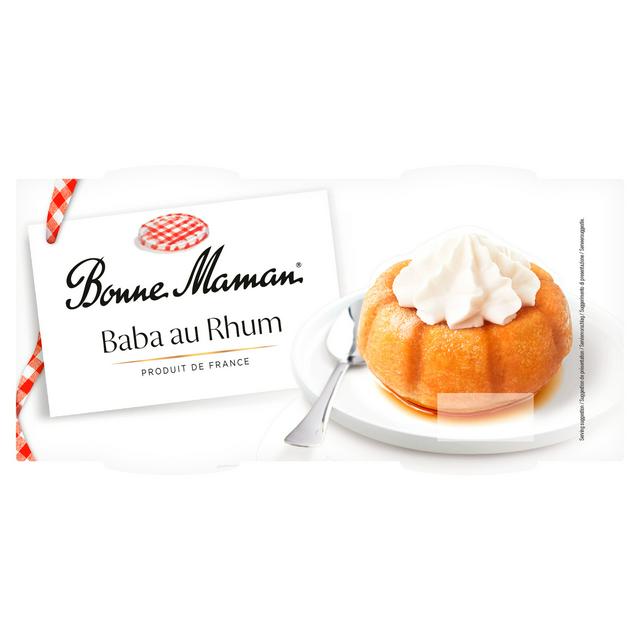 Bonne Maman Baba Au Rhum Dessert 2x140g