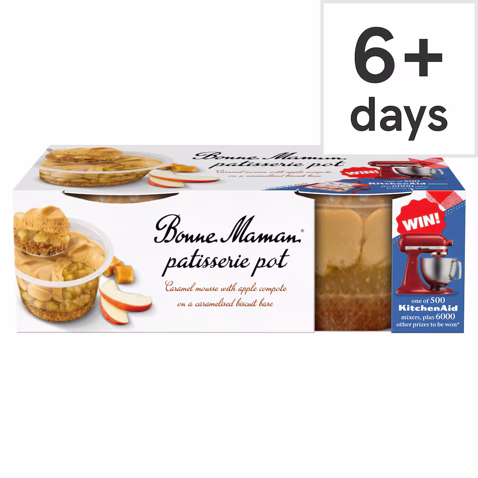 Bonne Maman Patisserie Pot Apple & Caramel 2x90g