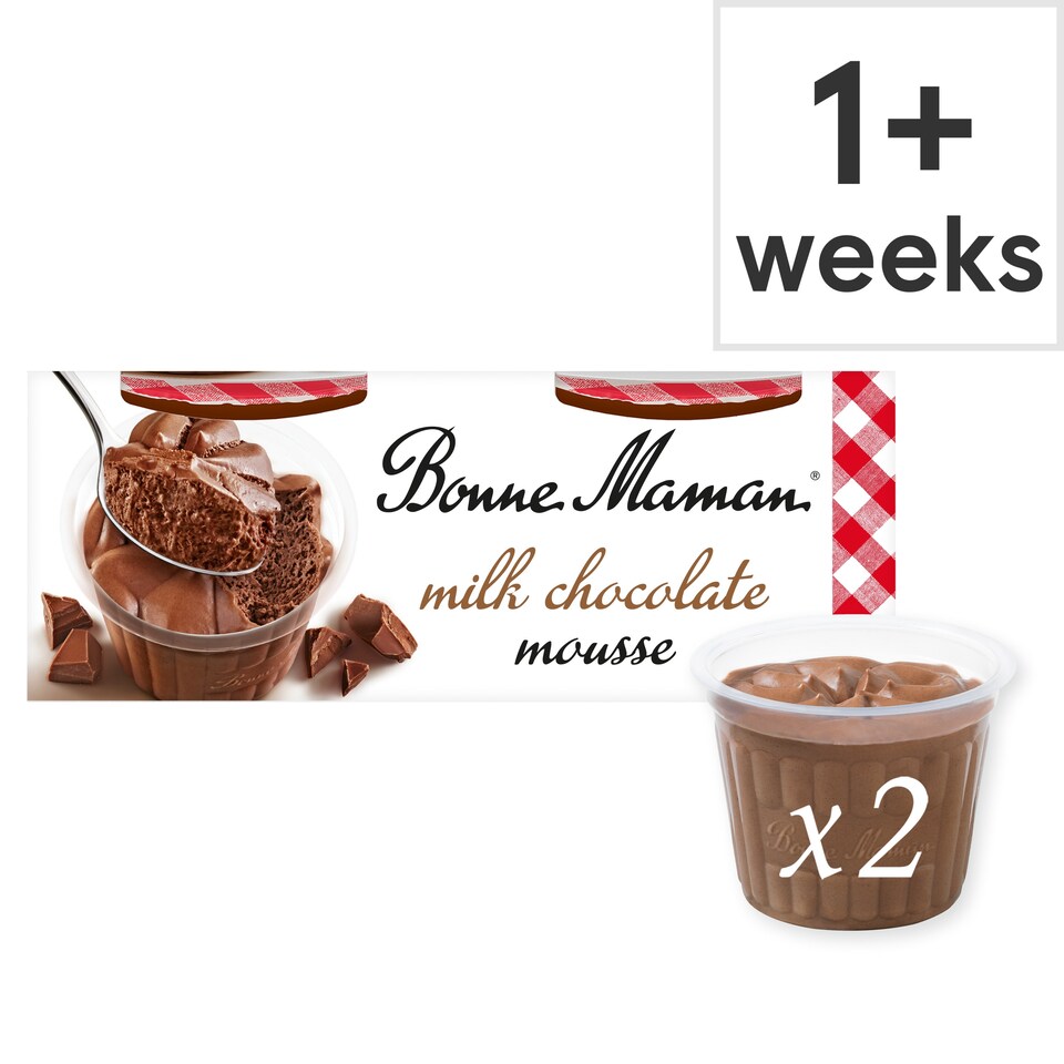 Bonne Maman Chocolate Mousse Dessert 2x70g