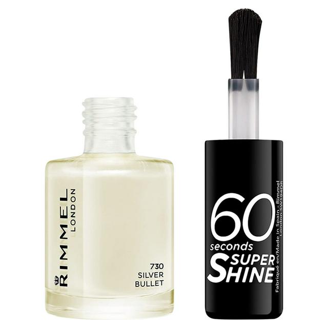 Rimmel London 60 Seconds Super Shine 730 Silver Bullet 8ml